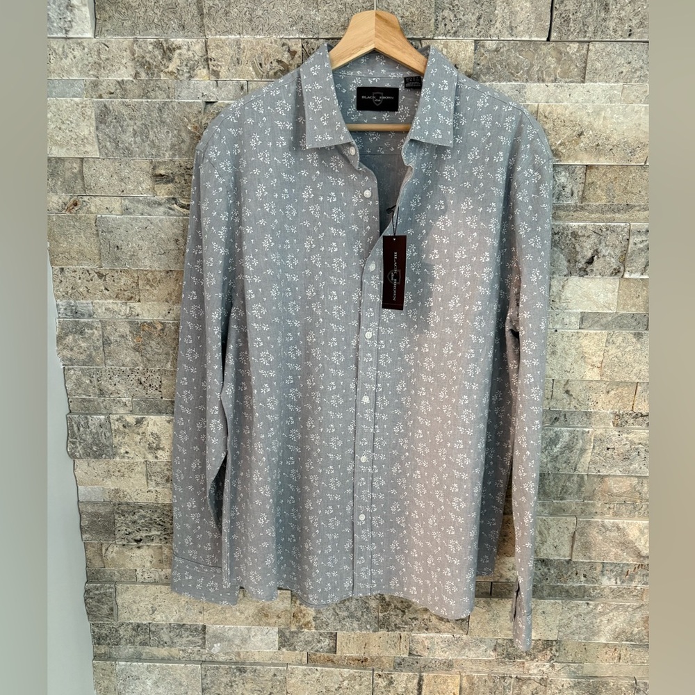 Gray Patterned Men's Shirt size XL,‎
